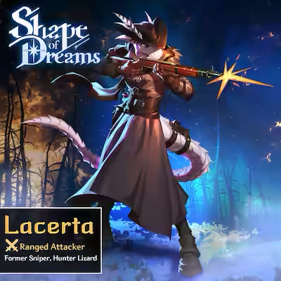 Lacerta character artwork
